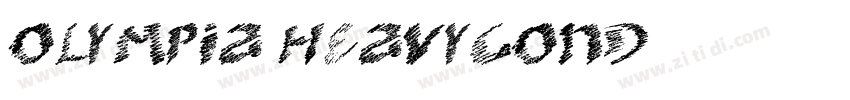 OLympia heavycond字体转换